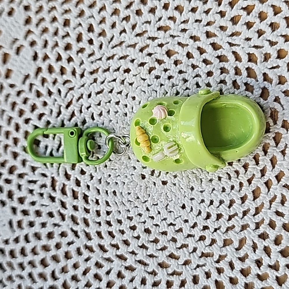 Cute Croc Keychain  - Green New